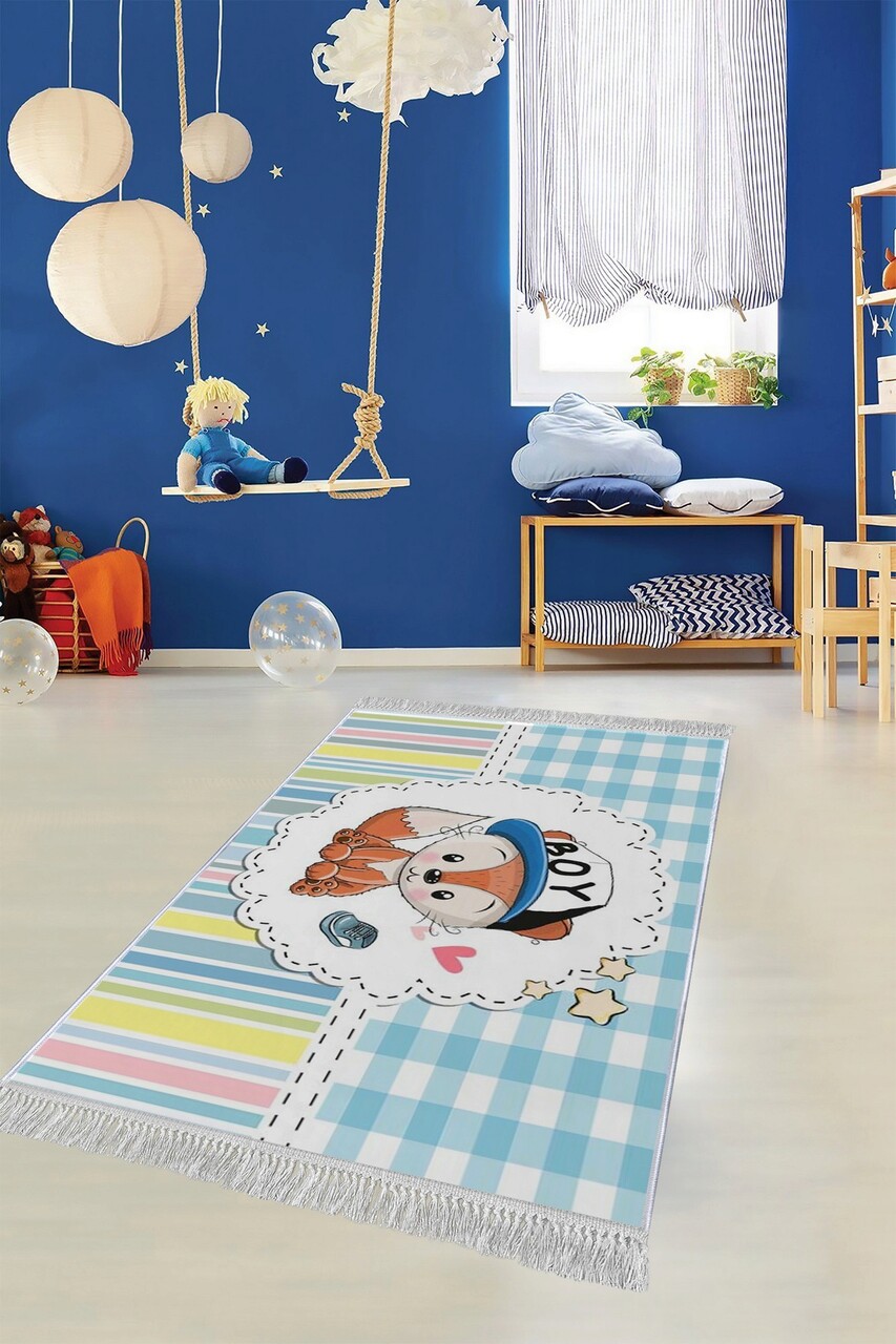 Covor pentru copii, ELS504, 120x180 cm, Multicolor - imagine 6